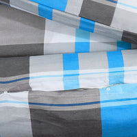Thumbnail for Bettwäsche-Set Blau und Grau 140x200 cm Baumwolle