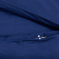 Thumbnail for Bettwäsche-Set Marineblau 135x200 cm Baumwolle