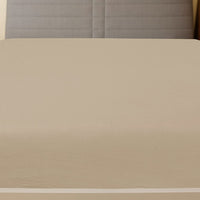 Thumbnail for Spannbettlaken Jersey Taupe 90x200 cm Baumwolle