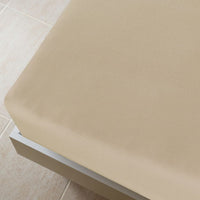 Thumbnail for Spannbettlaken Jersey Taupe 90x200 cm Baumwolle