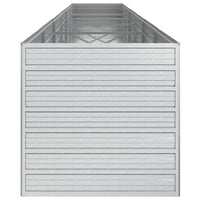 Thumbnail for Garten-Hochbeet 600x80x77 cm Verzinkter Stahl Silber