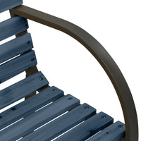 Thumbnail for Kinder-Gartenbank 81 cm Chinesisches Tannenholz Grau