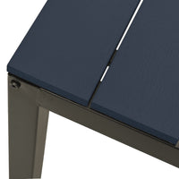 Thumbnail for 3-tlg. Garten-Essgruppe Stahl und WPC Schwarz