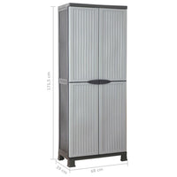 Thumbnail for Kunststoffschrank 68x39x171,5 cm