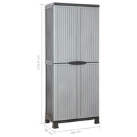 Thumbnail for Kunststoffschrank 68x39x171,5 cm