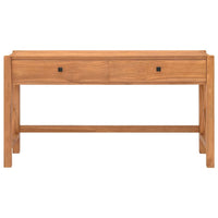 Thumbnail for Schreibtisch mit Schubladen 120x40x75 cm Massivholz Teak