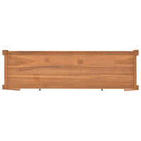 Thumbnail for Schreibtisch mit Schubladen 120x40x75 cm Massivholz Teak