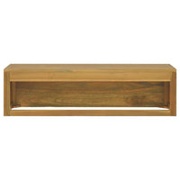Thumbnail for Wand-Badschrank 110x45x30 cm Teak Massivholz