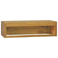 Thumbnail for Wand-Badschrank 110x45x30 cm Teak Massivholz