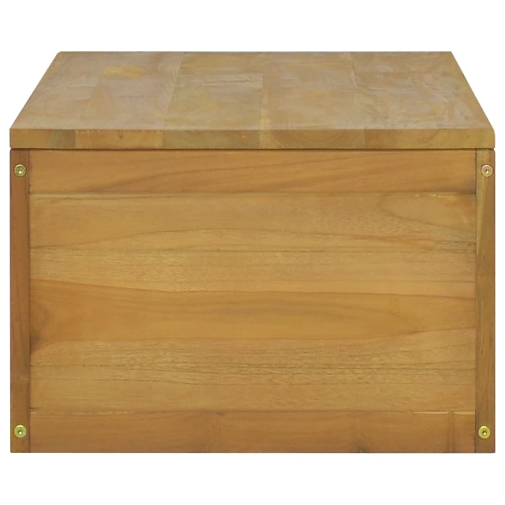 Wand-Badschrank 110x45x30 cm Teak Massivholz