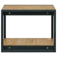 Thumbnail for Wand-Badregal 60x45x35 cm Massivholz Teak