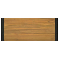 Thumbnail for Wand-Badregal 110x45x35 cm Massivholz Teak