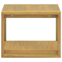 Thumbnail for Wand-Badregal 45x45x35 cm Massivholz Teak