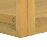 Thumbnail for Wand-Badregal 45x45x35 cm Massivholz Teak