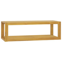 Thumbnail for Wand-Badregal 110x45x35 cm Massivholz Teak
