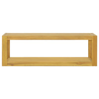 Thumbnail for Wand-Badregal 110x45x35 cm Massivholz Teak