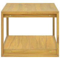 Thumbnail for Wand-Badregal 110x45x35 cm Massivholz Teak