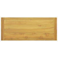 Thumbnail for Wand-Badregal 110x45x35 cm Massivholz Teak