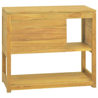 Thumbnail for Badschrank 85x40x75 cm Massivholz Teak