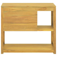 Thumbnail for Badschrank 85x40x75 cm Massivholz Teak