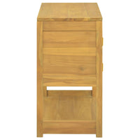 Thumbnail for Badschrank 85x40x75 cm Massivholz Teak
