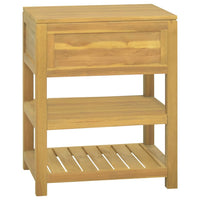 Thumbnail for Badschrank 60x45x75 cm Massivholz Teak
