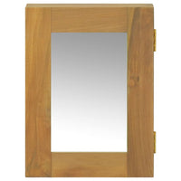 Thumbnail for Spiegelschrank 30x10x40 cm Massivholz Teak