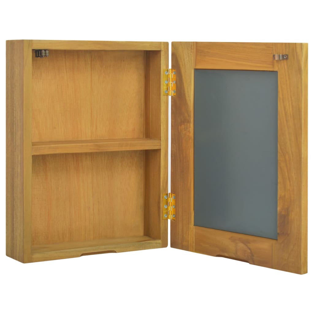 Spiegelschrank 30x10x40 cm Massivholz Teak
