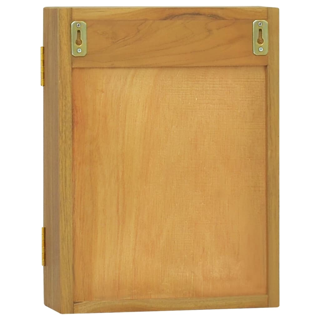 Spiegelschrank 30x10x40 cm Massivholz Teak
