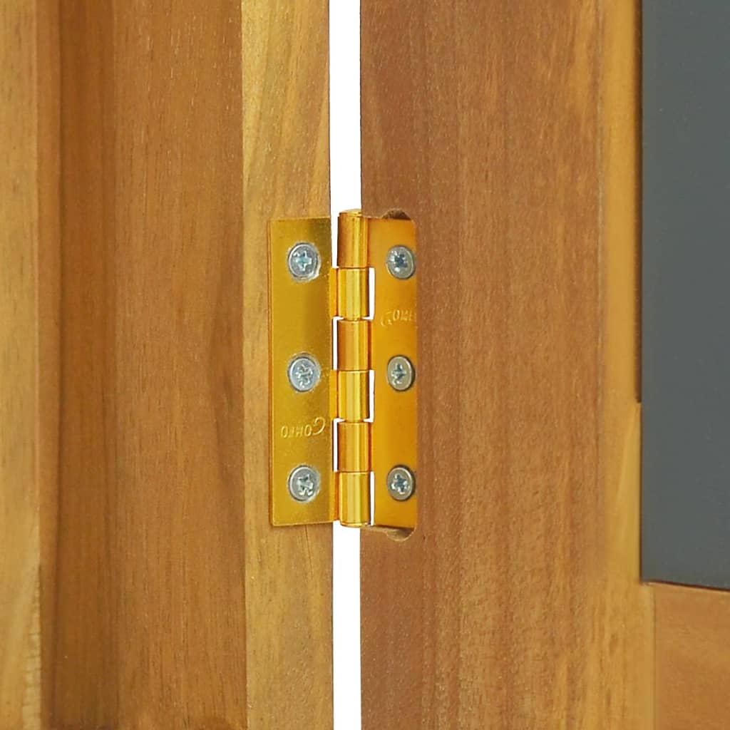 Spiegelschrank 60x10x40 cm Massivholz Teak