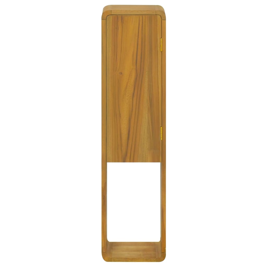 Wand-Badschrank 25x25x100 cm Massivholz Teak