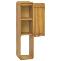 Thumbnail for Wand-Badschrank 25x25x100 cm Massivholz Teak