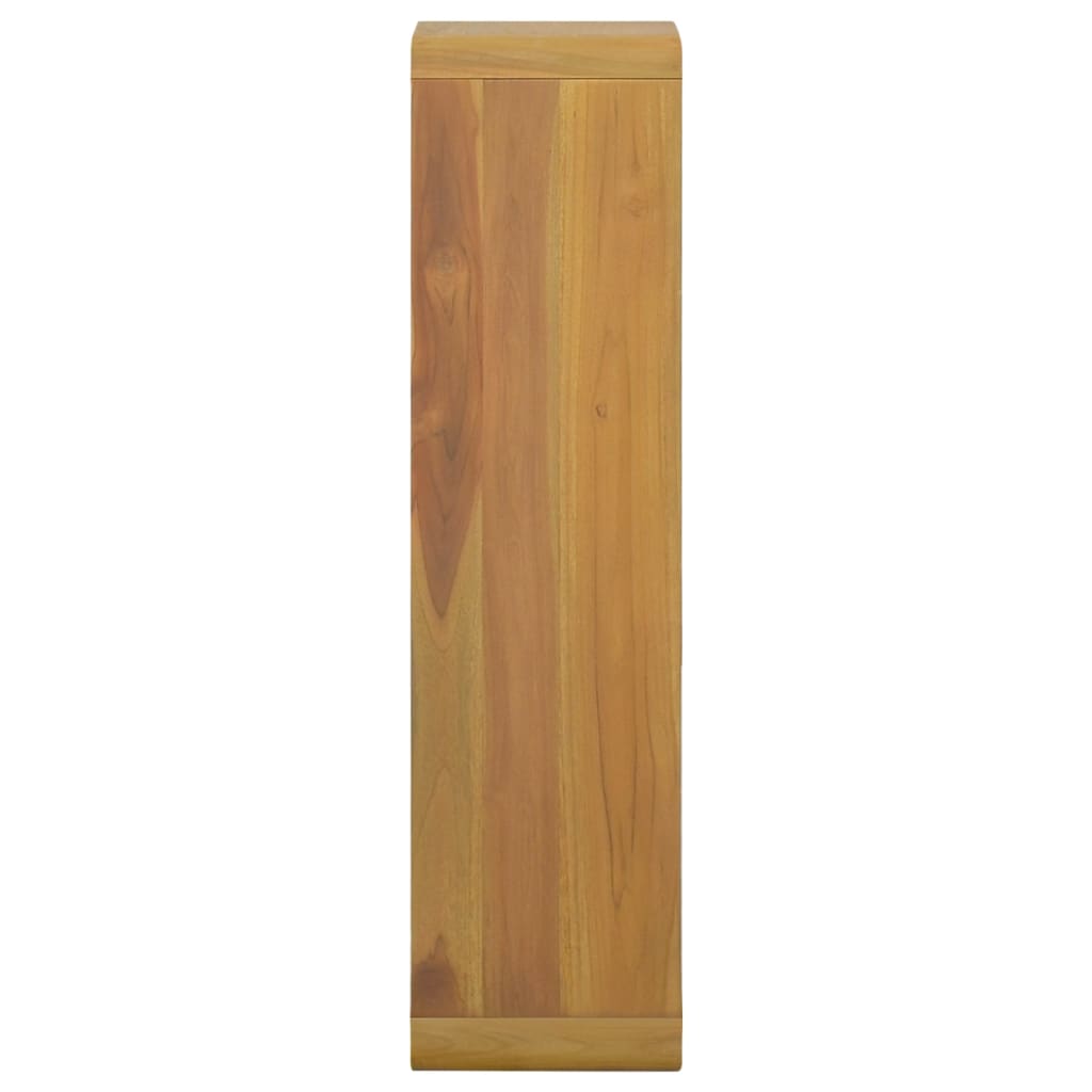 Wand-Badschrank 25x25x100 cm Massivholz Teak