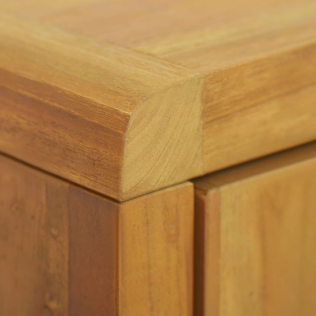 Wand-Badschrank 45x30x70 cm Massivholz Teak