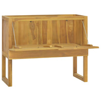 Thumbnail for Badschrank 90x45x75 cm Massivholz Teak