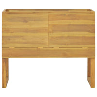Thumbnail for Badschrank 90x45x75 cm Massivholz Teak