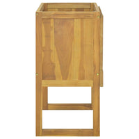 Thumbnail for Badschrank 90x45x75 cm Massivholz Teak