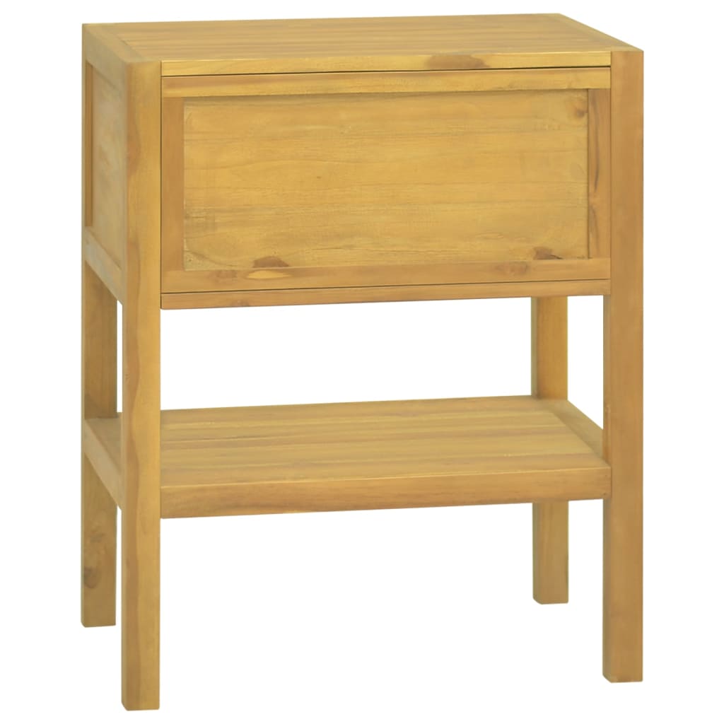Badschrank 60x40x75 cm Massivholz Teak
