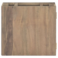 Thumbnail for Wand-Badschrank 45x30x40 cm Massivholz Teak