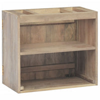 Thumbnail for Wand-Badschrank 45x30x40 cm Massivholz Teak