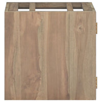 Thumbnail for Wand-Badschrank 46x25,5x40 cm Massivholz Teak