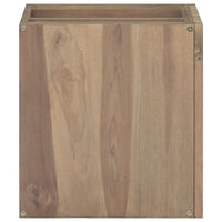 Thumbnail for Wand-Badschrank 46x25,5x40 cm Massivholz Teak