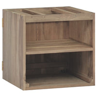 Thumbnail for Wand-Badschrank 46x25,5x40 cm Massivholz Teak