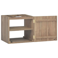 Thumbnail for Wand-Badschrank 46x25,5x40 cm Massivholz Teak