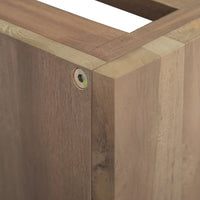 Thumbnail for Wand-Badschrank 46x25,5x40 cm Massivholz Teak