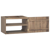 Thumbnail for Wand-Badschrank 60x39x40 cm Massivholz Teak