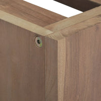Thumbnail for Wand-Badschrank 60x39x40 cm Massivholz Teak