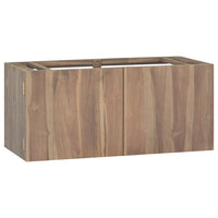 Thumbnail for Wand-Badschrank 90x39x40 cm Massivholz Teak