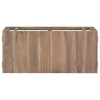 Thumbnail for Wand-Badschrank 90x39x40 cm Massivholz Teak