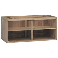 Thumbnail for Wand-Badschrank 90x39x40 cm Massivholz Teak